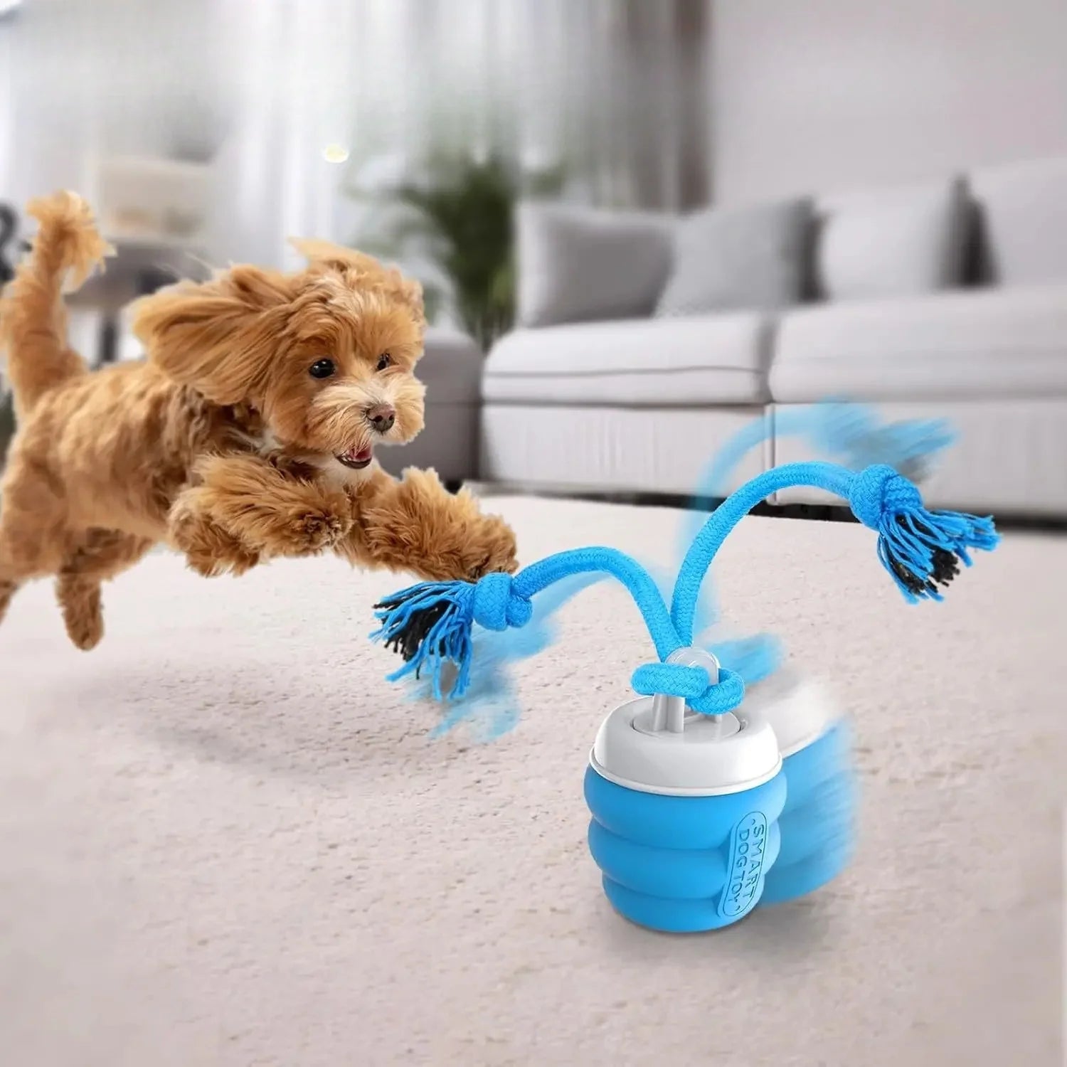 Interactive Smart Dog Ball – Rechargeable Pet Toy with Three Play Modes for All Breeds – Durable Design to Reduce Boredom